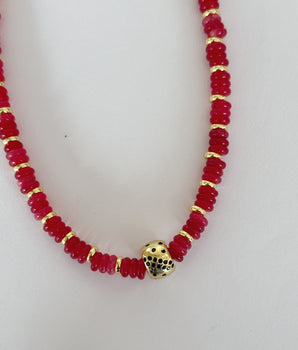 COLLAR PUKAS CHERRY SPARK