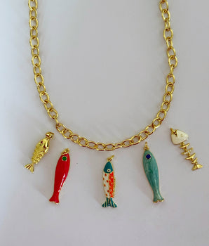 CHARM LUCKY FLAME FISH