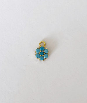 CHARM FLOR AZUL