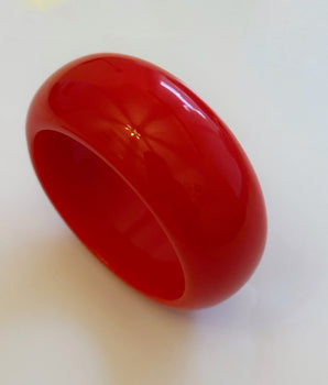 BRAZALETE RESIN DOUBLE ROJO