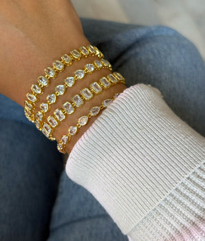 PULSERA TENNIS OVAL