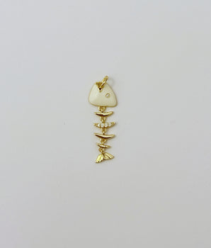 CHARM WHITE FISH BONES
