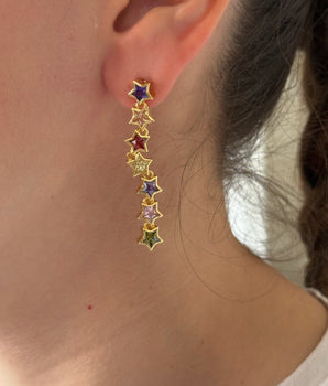 ARETES COLOR STARS