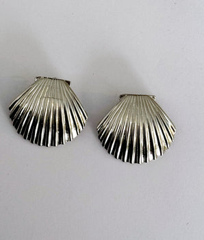 ARETES ALMEJA PLATA