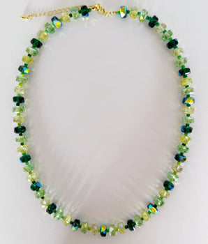 COLLAR CRSITAL LIME