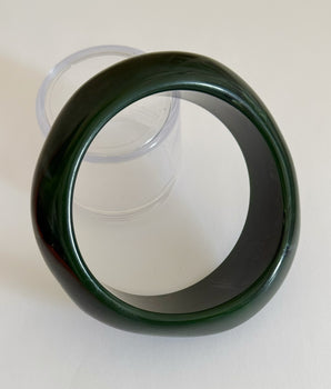 BRAZALETE RESIN DOUBLE VERDE