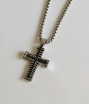 CADENA PARA CABALLERO CON CRUZ NEGRO