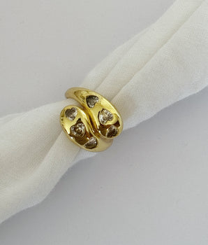 ANILLO CORAZONES DOBLE