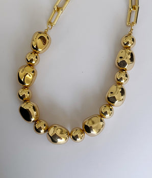 COLLAR CHUNKY DORADO