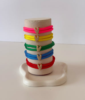 PULSERA CUERDA CORAZÓN