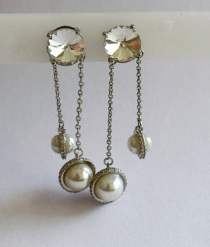 ARETES MIUMIU PLATA
