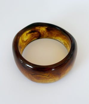 BRAZALETE DOUBLE RESIN CAMEL