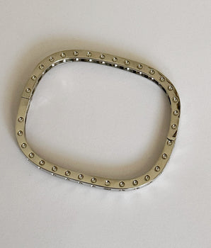 BRAZALETE CUADRADO PLATA