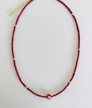 COLLAR CHAKLINE ROJO