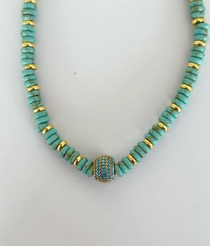 COLLAR PUKAS BLUE LAGOON