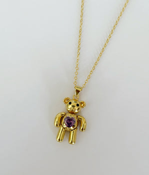COLLAR TEDDY HEART