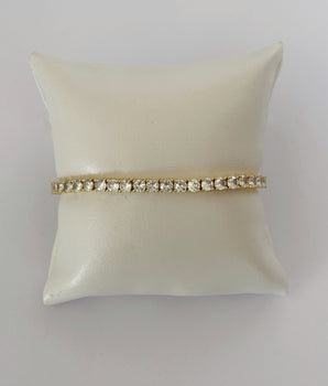 TENNIS BRAZALETE DORADO