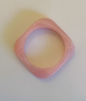 BRAZALETE RESIN FRAME ROSE