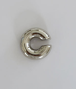 EARCUFF CHUNKY PLATA XL