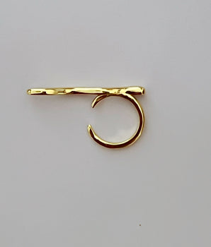 ANILLO LINE DORADO