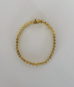TENNIS BRAZALETE DORADO