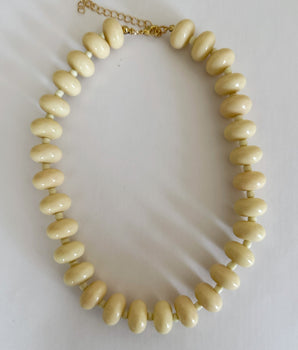COLLAR CHUNKY BOLD VAINILLA MATE