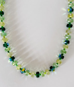 COLLAR CRSITAL LIME
