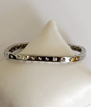 BRAZALETE CUADRADO PLATA