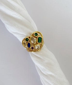 ANILLO CORAZON COLORS