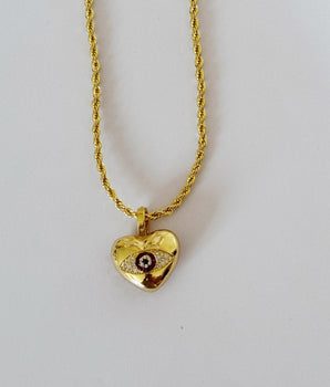 COLLAR OJO CORAZON