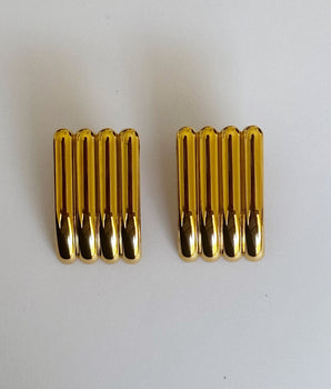 ARETES LINES DORADOS