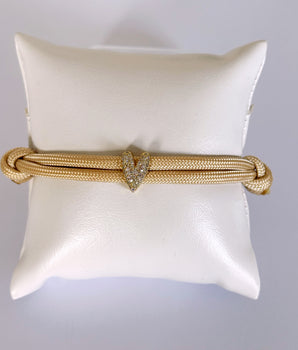 PULSERA CUERDA CORAZÓN
