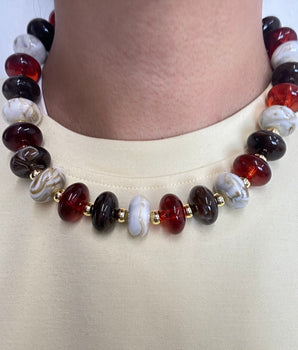 COLLAR CHUNKY BOLD SIENNA