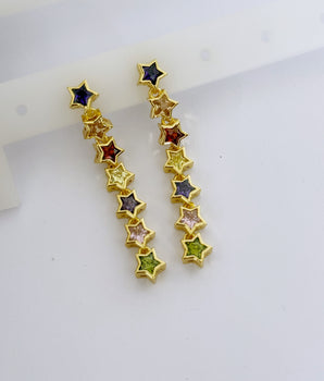ARETES COLOR STARS