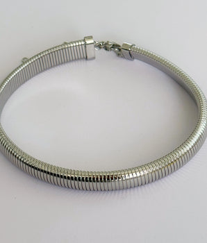 CHOKER BOSSY PLATA