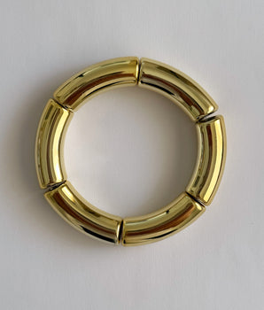 PULSERA TUBE DORADA