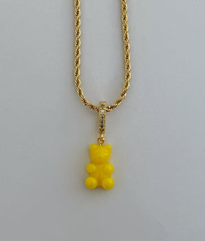 COLLAR GUMMY BEAR AMARILLO