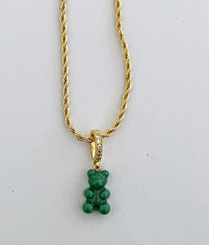 COLLAR GUMMY BEAR VERDE