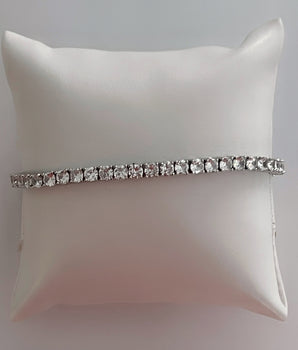 TENNIS BRAZALETE PLATA