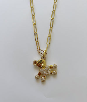 COLLAR OSO ZIRCONIAS