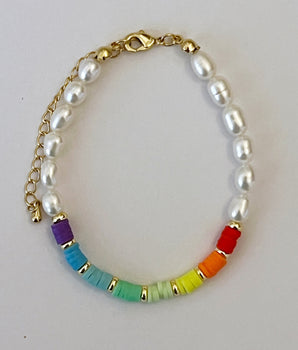 PULSERA PERLAS & COLORS