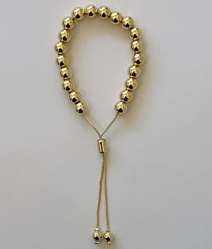 PULSERA DE CUENTAS 6MM AJUSTABLE