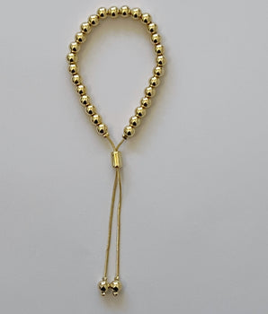 PULSERA DE CUENTAS 3 MM AJUSTABLE