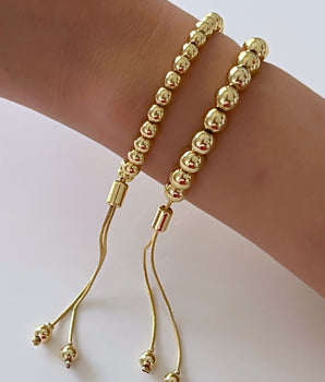 PULSERA DE CUENTAS 3 MM AJUSTABLE